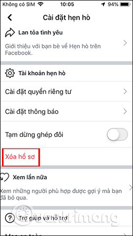 How to delete Facebook dating profiles, create new Facebook Dating Picture 5