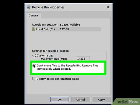How to Delete Files Directly Without Sending Them to Recycle Bin Picture 2
