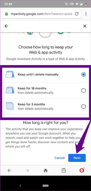 How to delete Google Assistant history on Android Picture 21