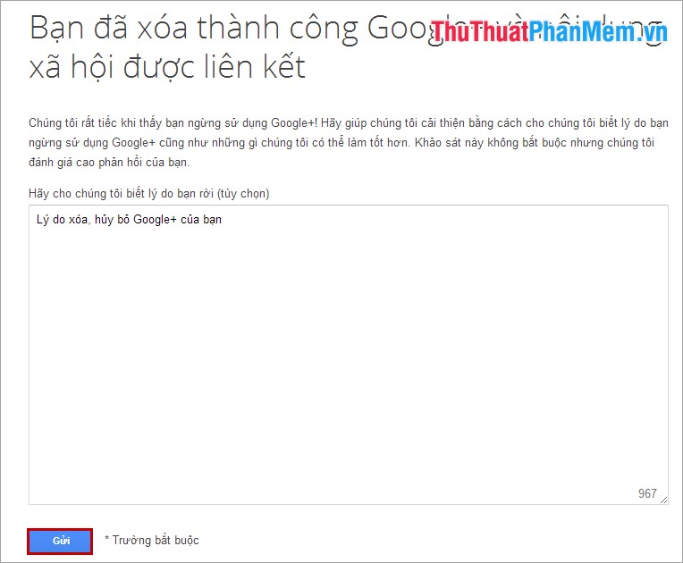 How to delete Google Plus and Google+ accounts Picture 6