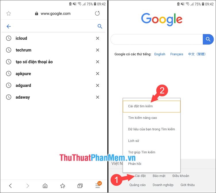 How to delete Google search history on iPhone, Samsung, Xiaomi phones Picture 4