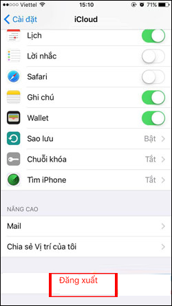 How to delete iCloud account on iPhone Picture 2