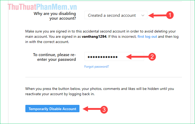 How to delete Instagram account thoroughly, permanently Picture 7