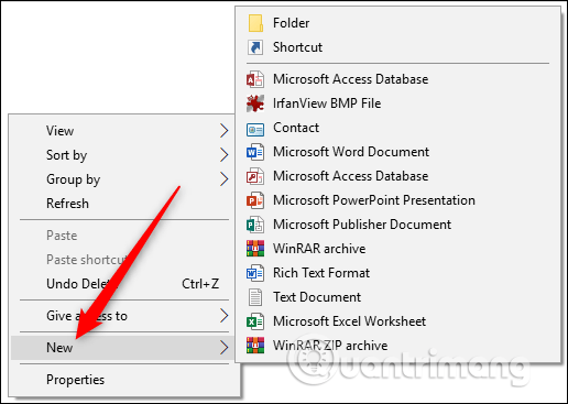 How to delete items from the New Item menu in File Explorer Picture 2