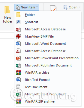 How to delete items from the New Item menu in File Explorer Picture 8