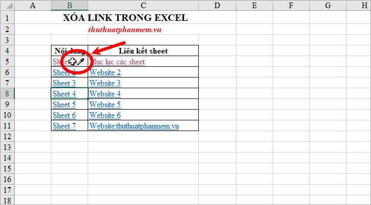 How to delete links in Excel Picture 8