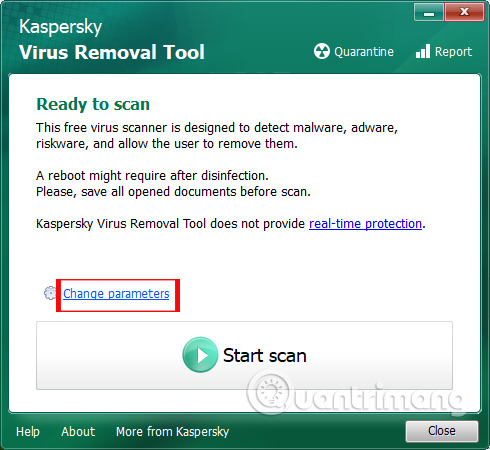 How to delete malicious programs using Kaspersky Virus Removal Tool Picture 3