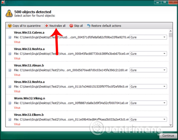 How to delete malicious programs using Kaspersky Virus Removal Tool Picture 9