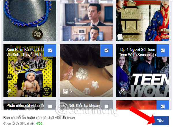 How to delete multiple Facebook posts at the same time Picture 5