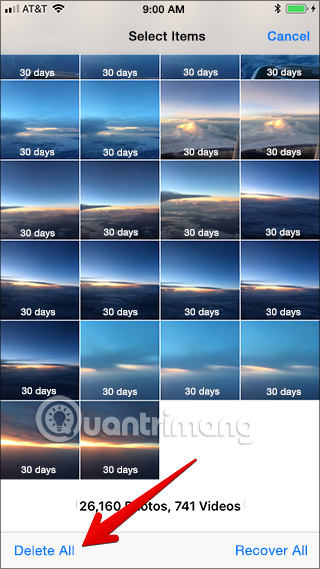 How to delete multiple photos saved on iPhone for a while Picture 12
