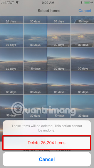 How to delete multiple photos saved on iPhone for a while Picture 13