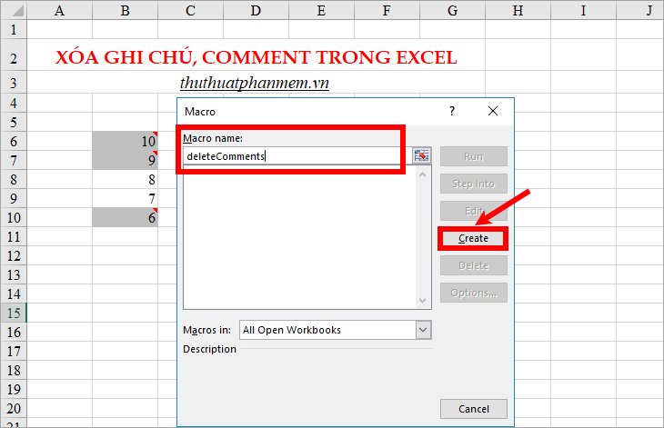 Microsoft Excel Delete All Comments