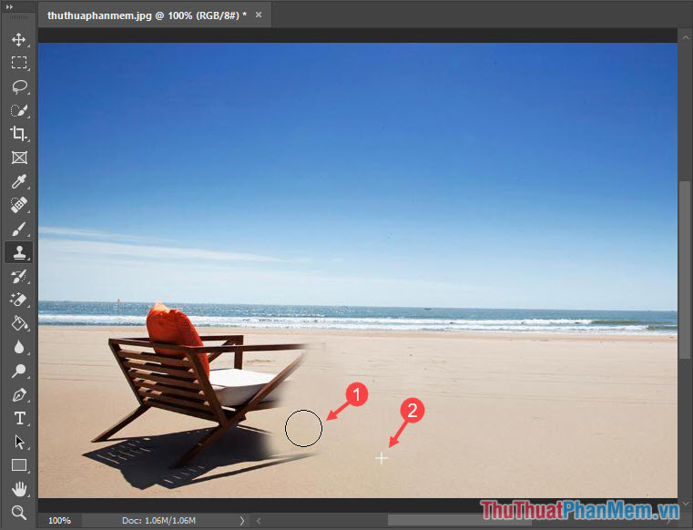 How to delete objects and objects in Photoshop Picture 9