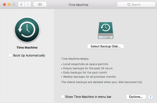 delete time machine backup mac