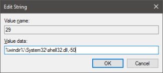 How to delete or change the arrow on the Windows 7,8 and 10 Shortcut icons Picture 4