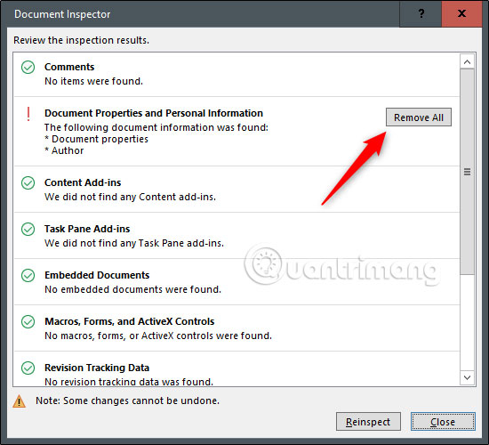 How to delete personal information from PowerPoint presentations before sharing Picture 5