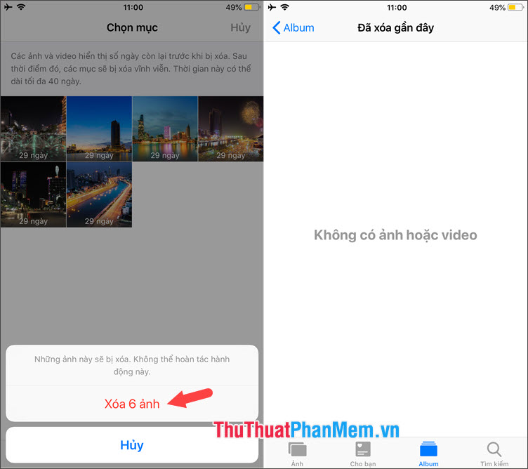 How to delete photos on the fastest iPhone Picture 5