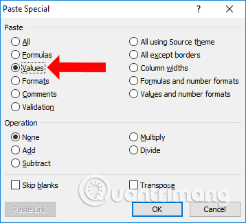 How to delete quick recipe on Excel Picture 3