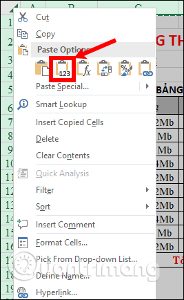 How to delete quick recipe on Excel Picture 6
