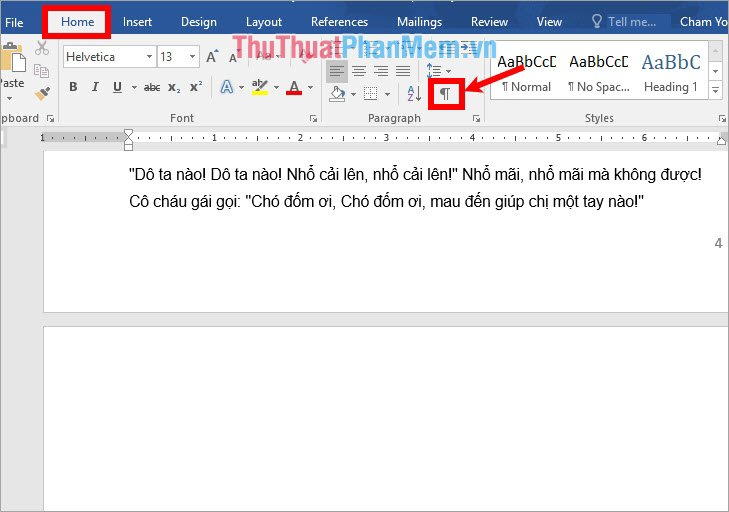 How to delete redundant, blank pages in Word Picture 13