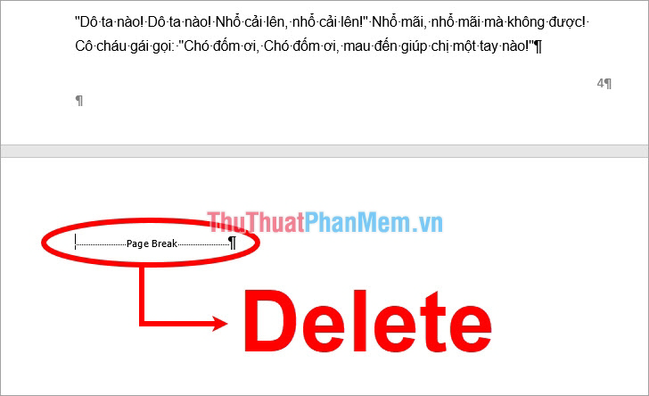 How to delete redundant, blank pages in Word Picture 15