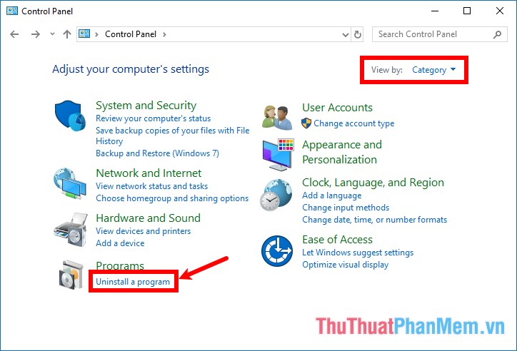 How to delete, remove software on Windows 10 computers Picture 8