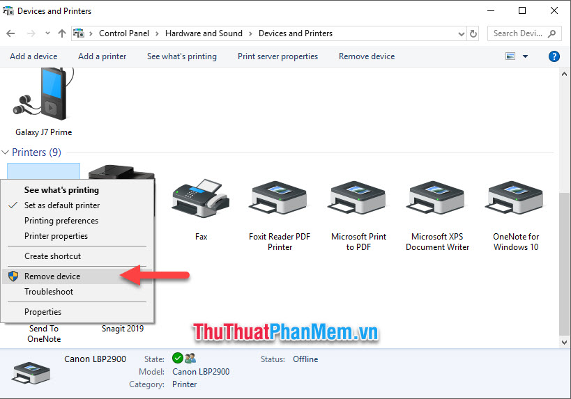 How to delete, remove the old printer driver error Picture 6