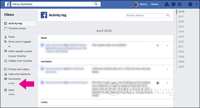 How to delete search history on Facebook? Picture 14
