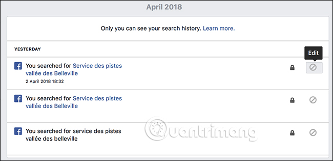 How to delete search history on Facebook? Picture 17