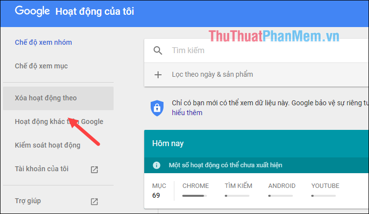 How to delete search history on Google Picture 5