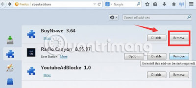 How to delete SpecialSearchOption on Chrome and another browser Picture 6