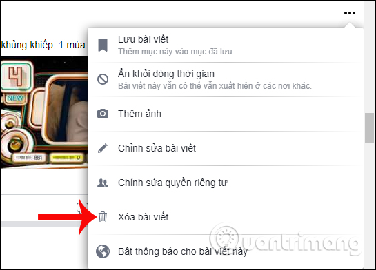 How to delete status, photos posted on Facebook Picture 1