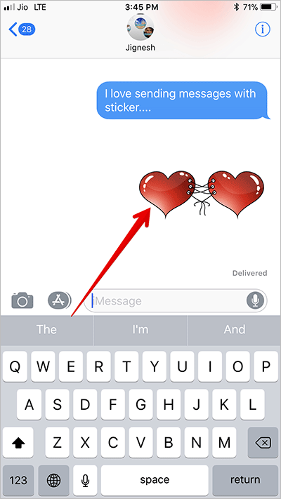 How to delete sticker in iMessages on iPhone and iPad Picture 4