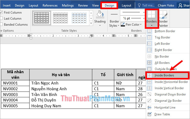 shortcut-key-to-delete-table-column-row-in-ms-word-youtube