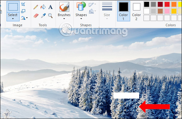 Picture 11 of How to delete text in photos with Paint