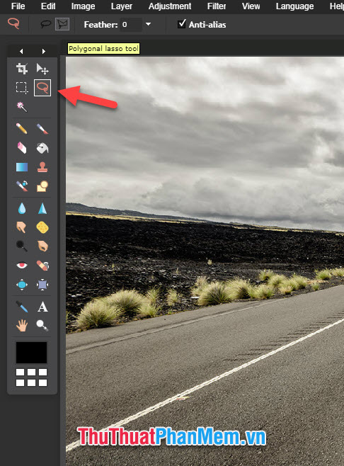 How to delete text on photos in Photoshop Online Picture 12
