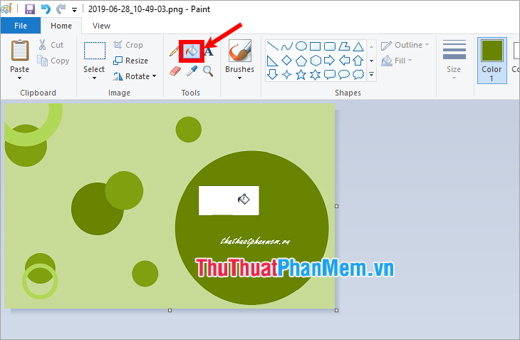 How to delete text on photos with Paint is extremely simple Picture 11