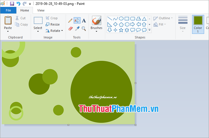 How to delete text on photos with Paint is extremely simple Picture 12