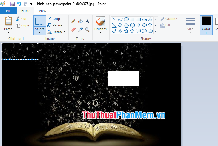 How to delete text on photos with Paint is extremely simple Picture 15
