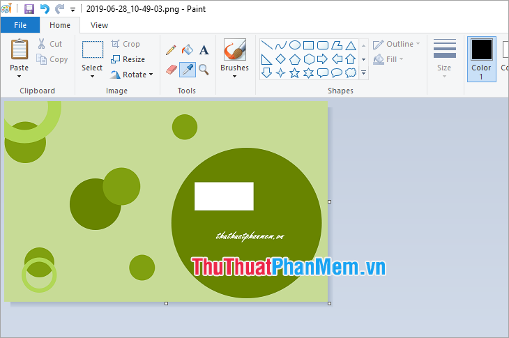 How to delete text on photos with Paint is extremely simple Picture 9