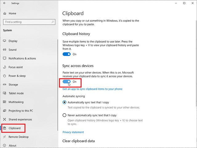 How to delete the clipboard on Windows 10 Picture 5