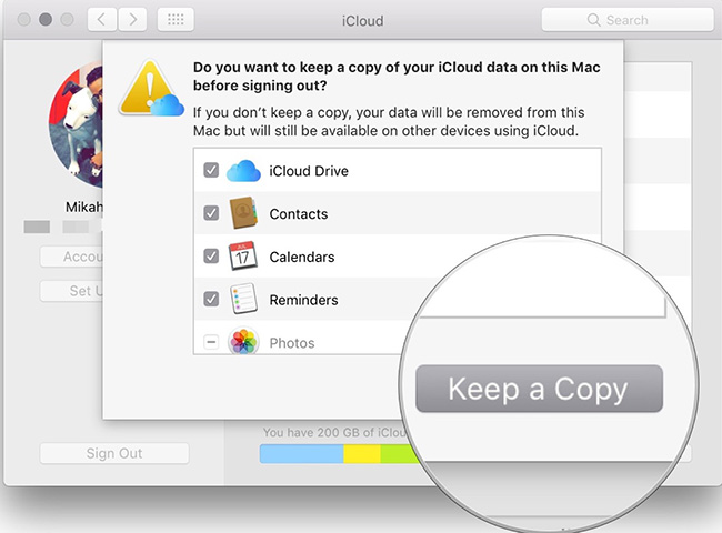 How to delete the link device, turn off Find My iPhone / iPad / Mac feature and log out of the Apple ID account Picture 13
