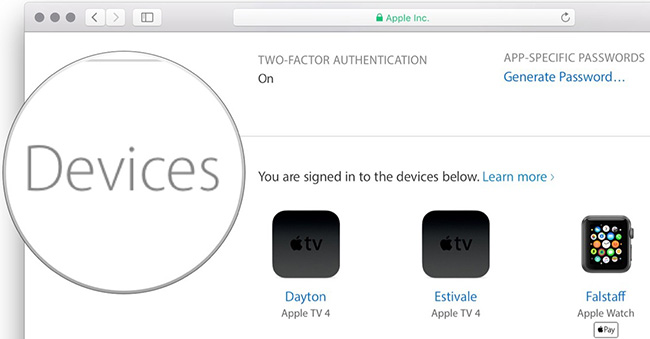 How to delete the link device, turn off Find My iPhone / iPad / Mac feature and log out of the Apple ID account Picture 2