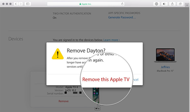 How to delete the link device, turn off Find My iPhone / iPad / Mac feature and log out of the Apple ID account Picture 4