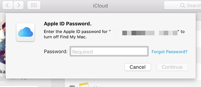 How to delete the link device, turn off Find My iPhone / iPad / Mac feature and log out of the Apple ID account Picture 9
