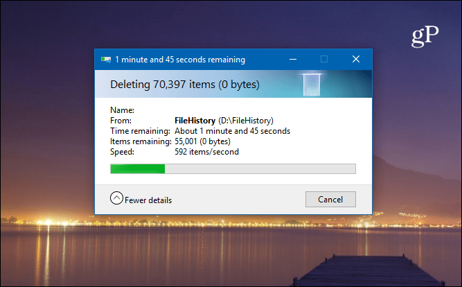 How to delete the old File History version in Windows 10 Picture 6