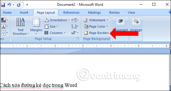 How To Get Rid Of Vertical Lines In Word Document