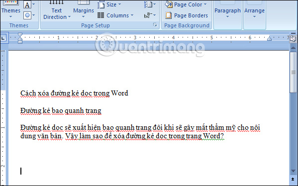 Picture 4 of How to delete vertical lines in Word