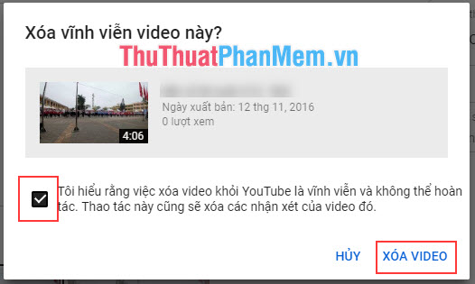 How to delete videos on Youtube Picture 6