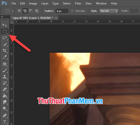 How to delete Watermark, delete stamps from photos in Photoshop Picture 5